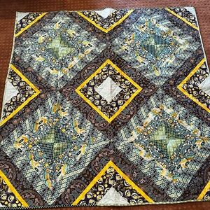 Tula Pink FabricTiger Multicolor Patchwork Quilt